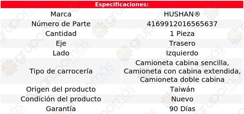 Chapa Tapa Caja Conductor Hushan Toyota Tundra 2000 A 2006 Foto 2