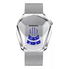 Reloj De Cuarzo Estilo Diamante Caliente Con Correa De Acero