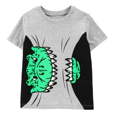 Camiseta Infantil Dino Brilha No Escuro - Oshkosk/ Carters 