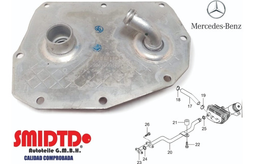 Enfriador De Aceite Mercedes Benz Clase E 280 93-96 Smidtd Foto 3