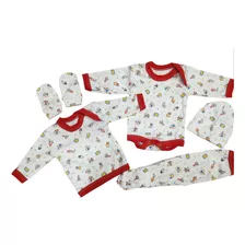  Ajuar Estampado Bebé (niño). 5 Unidades