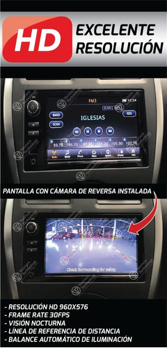 Cmara De Reversa Para Nissan March Aos 2019-2023 Foto 2