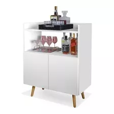 Aparador Buffet Suíça 2 Portas Mini Organizador