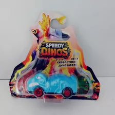 Autito Speedy Dinos. Kreker Color Celeste Personaje Dino