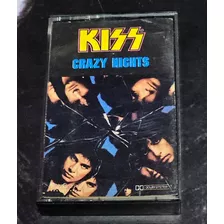 Kiss Cassette Crazy Nights Nacional De Época Excelent Envío 