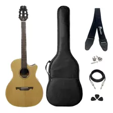 Kit Violão Elétrico Tagima Ambience Echos Bluetuuth Completo