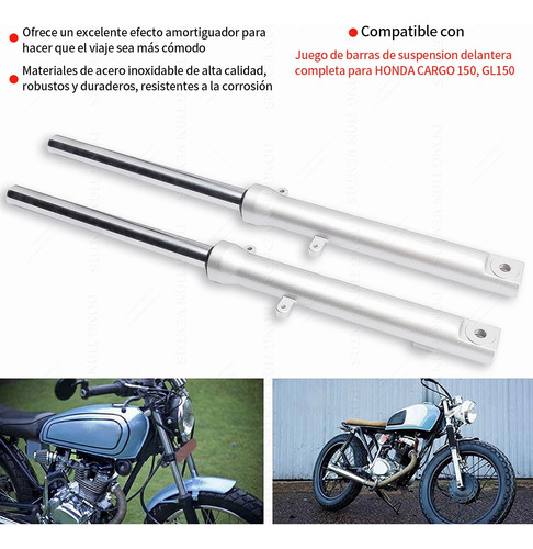 Amortiguador Delanteros Moto Conjunto 1 Par Cargo 150 Gl150 Foto 2