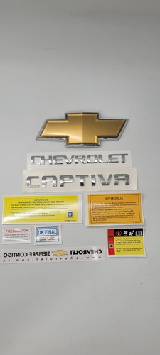 Chevrolet Captiva Emblemas Y Calcomanias  Foto 2