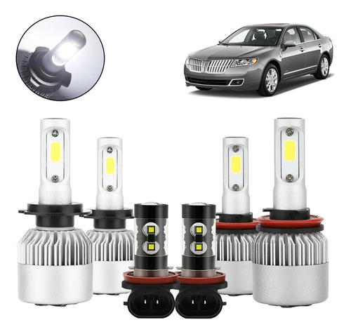 Kit De Faros Led 8000lm 70w Luz Alta/baja For Lincoln Lincoln MKX