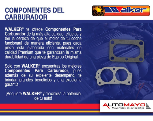 Kit De Carburador Walker Grantura Tvr L4 1.6l 1960-1963 Foto 4