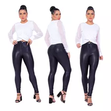 Kit 4 Calças Poliamida Disco Atacado Termica Casual Legging