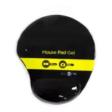 Mouse Pad Com Apoio De Punho Preto Gel