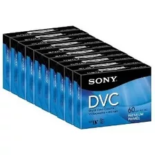 10 Video Cassette Digital Sony Mini Dv 60min Dvc