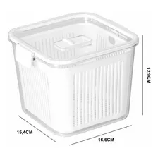 Pote Multiuso Hermético Cesto Para Drenagem 2.030ml