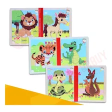 Set 2 Libros Rompecabeza Puzzle De Madera Para Niños Bebes