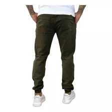 Calça Masculina Jogger Verde Escuro