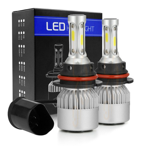 9007 Kit De Faros Led 120w 12000lm 6500k Blanco Hi/lo