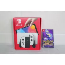 Nintendo Switch Oled Console & Game Soft Pokemon