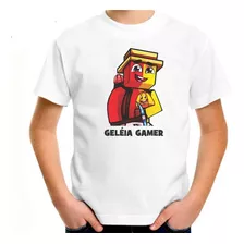 Camisa Camiseta Geleia Gamer Youtuber Personalizado Com Nome