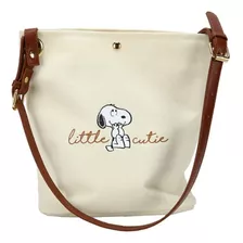 Wan Bolsa Violetas Snoopy Adorable De Moda De Lona Para 2024