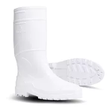 Bota Pvc Branco Cano Longo N°41 Com Forro Innpro