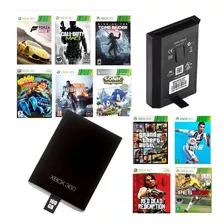 10 Jogos Xbox 360 + Case Xbox 360 Rgh