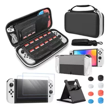 Fyoung Accessories Bundle Compatible With Switch Oled, Carry