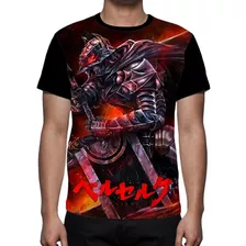 Camiseta Anime Berserk Guts - Mod 02 - Frente