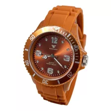 Reloj Kosiuko Mujer Hombre Silicona Marron Claro 7495-544