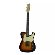 Guitarra Ewa Ayla Sb Sunburst Telecaster Em Alder/cap Alnico