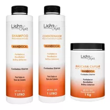 Kit Capilar Mandioca 1l - Light Hair Professional