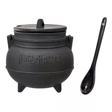 Harry Potter - Calderon Con Cuchara - Taza Ceramica