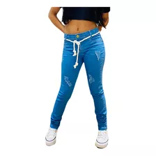 Calça Jeans Infantil Com Lycra Feminina Menina Juvenil 