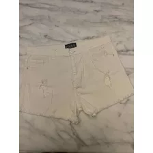 Short Jean Blanco Mujer Marca Cher