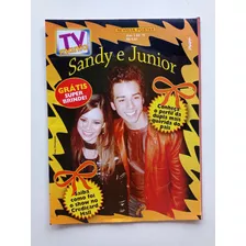 Revista Pôster Tv Mania Nº 75 - Sandy E Júnior - 2002