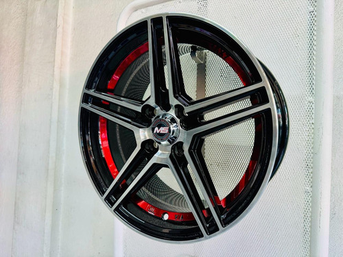 Rines 15x7 4-100 Deport Mk1 Mk2 Mk3 Chevy Tsuru Clio Rojo Ms Foto 7