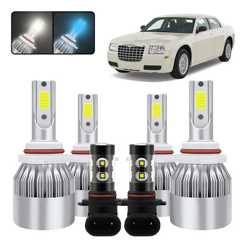 Foto de Kit De Focos Led 9005 9006 9145 Para Chrysler 300c 2005-2009