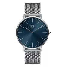 Daniel Wellington Classic Mesh Arctic 40 Mm Reloj Para Hombr