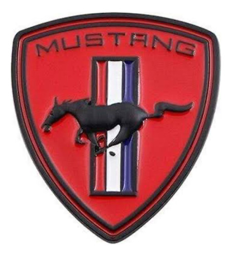 Emblema Embellecedor Ford Mustang Metalico Escudo Poni Foto 8