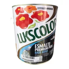 Tinta Esmalte Fosco Base Água Branco 3.600l Lukscolor