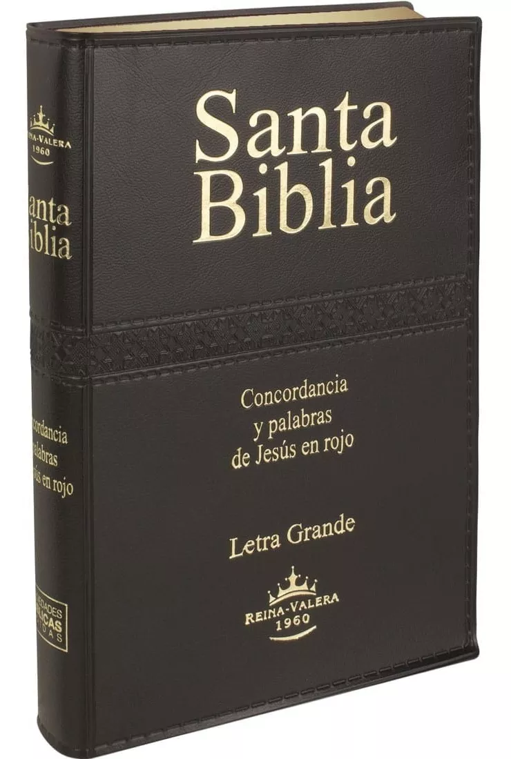 Biblia Reina Valera Letra Grande Concordancia Color Negro