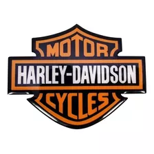 Adesivo Harley Davidson Emblema Resinado Rs36 Fk