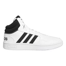 Tenis adidas Hoops 3.0 Blanco Con Negro Hombre Caballero