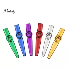 Muslady 6pcs Liga De Alumínio Kazoo Instrumento Musical