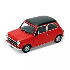 Auto Colección Mini Cooper 1300 Rojo - Escala 1:24-27 Welly