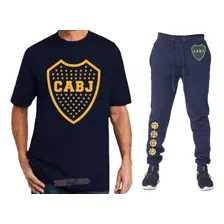 Conjunto Remera + Pantalón Jogging Boca Juniors - Mod_02