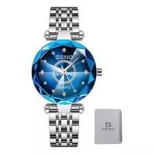Relógios De Quartzo Inoxidável Seno S042 Diamond