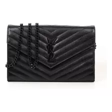 Saint Laurent Cartera Clasica Con Cadena Entrupy Ysl 