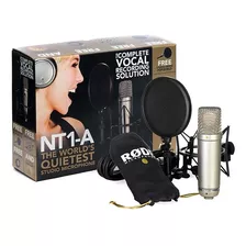 Rode Nt1-a Large Diaphragm Cardioid Condenser Microphone Wit