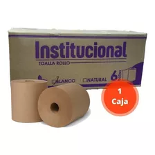 Toalla Para Secar Manos Biodegradable 6 Rollos 180 Mt